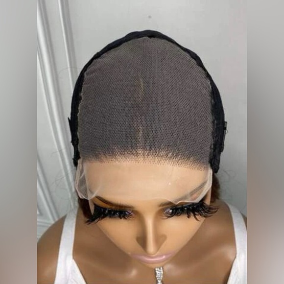 COPY - 4*4 Lace Closure 180% Density Long Straight Human Hair Wig 22 inches - Picture 3 of 4